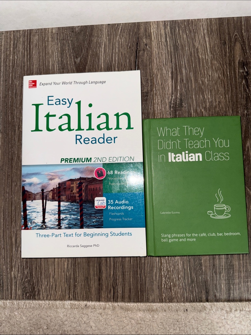 BUNDLE What They Didn't Teach You in Italian Class & Easy Italian Reader BOOKS